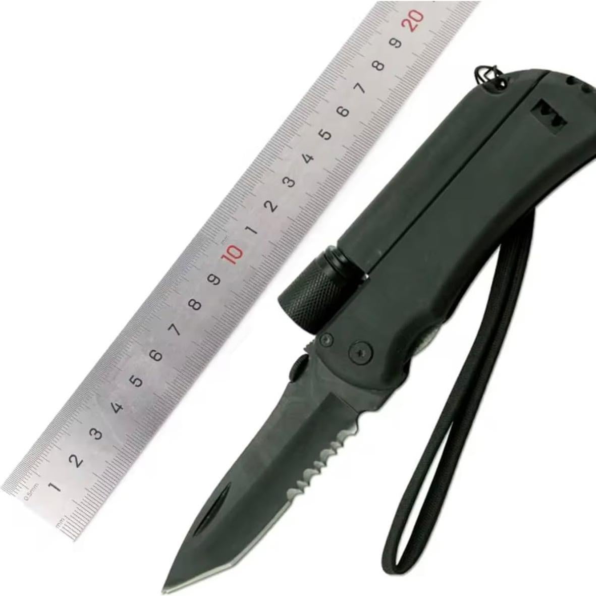 Kit de Supervivencia Multifuncional Genérico con Cuchillo LED