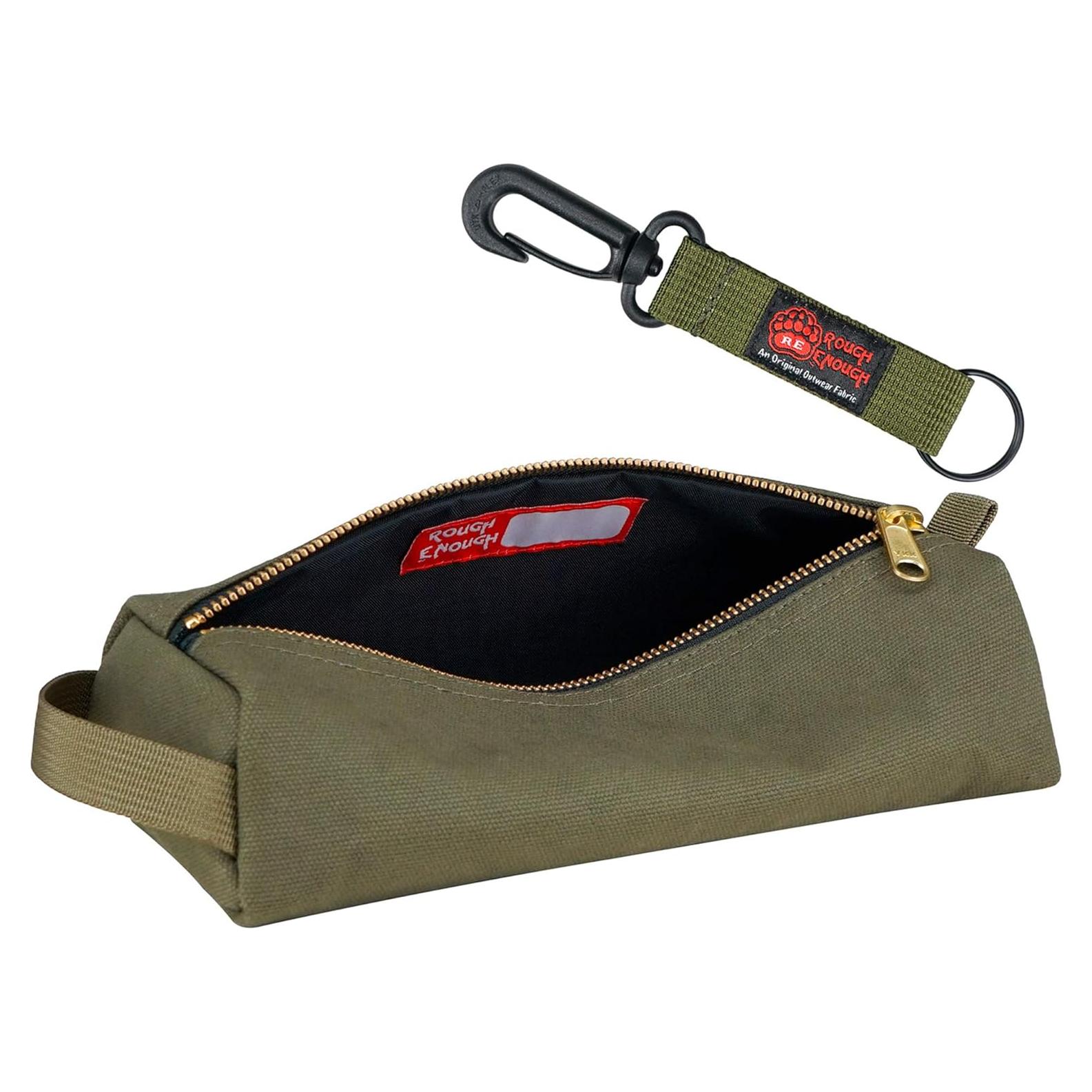 Bolsa de Herramientas Pequeña Rough Enough Verde Militar 22.86cm
