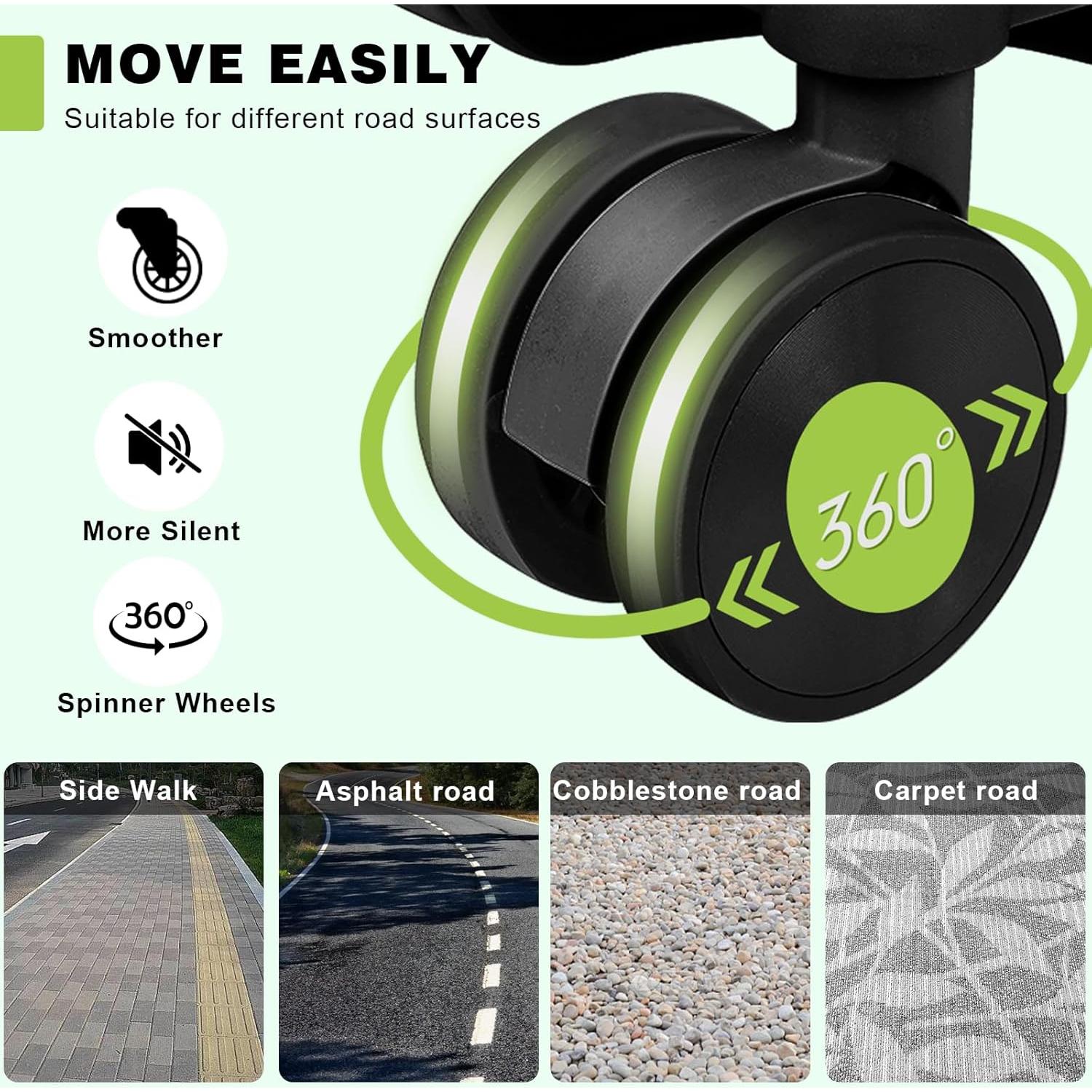 Maleta Dura AnyZip 24" Aluminio PC+ABS con Cerradura TSA