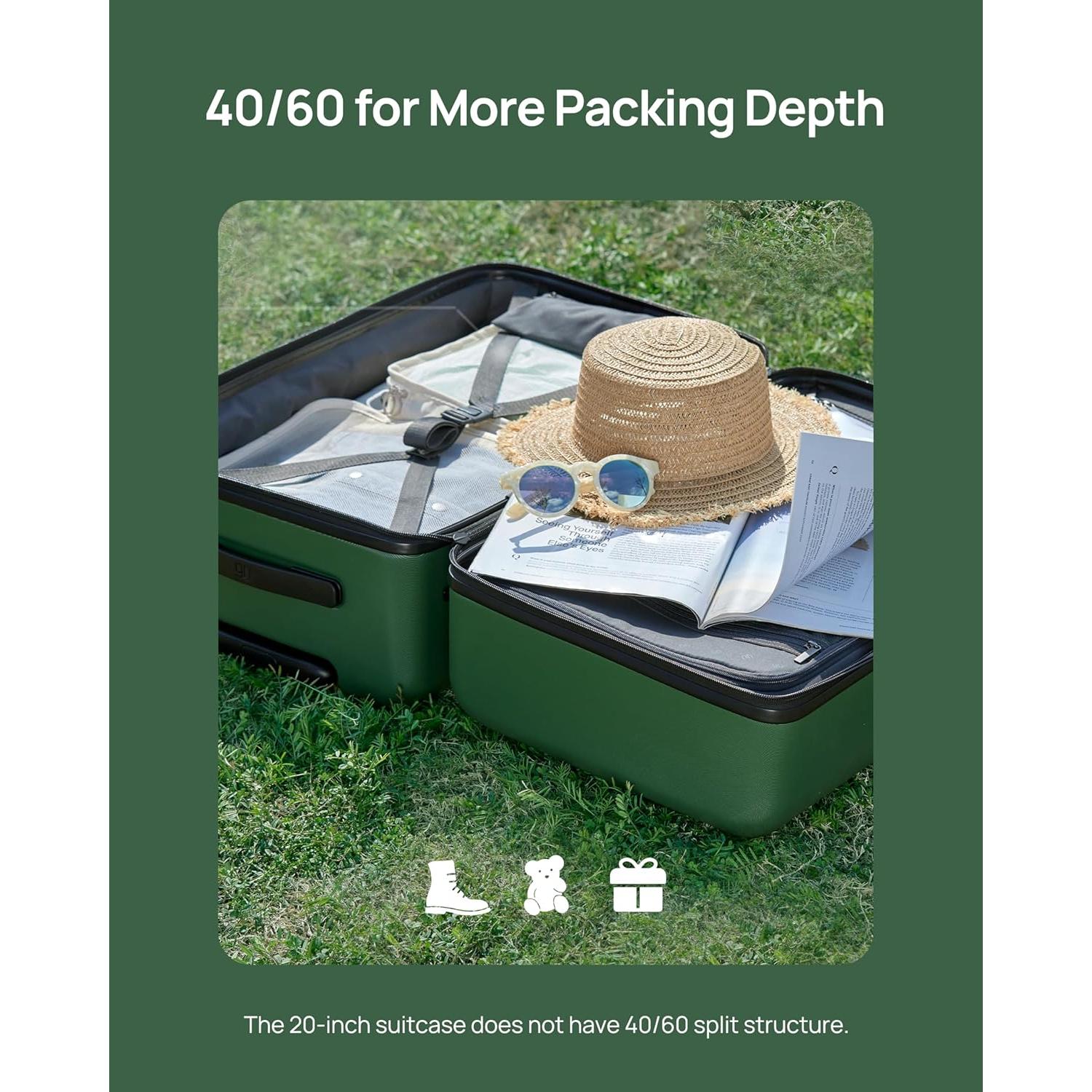 Maleta de Mano NINETYGO 20" Gris Pizarra 38L Dura PC