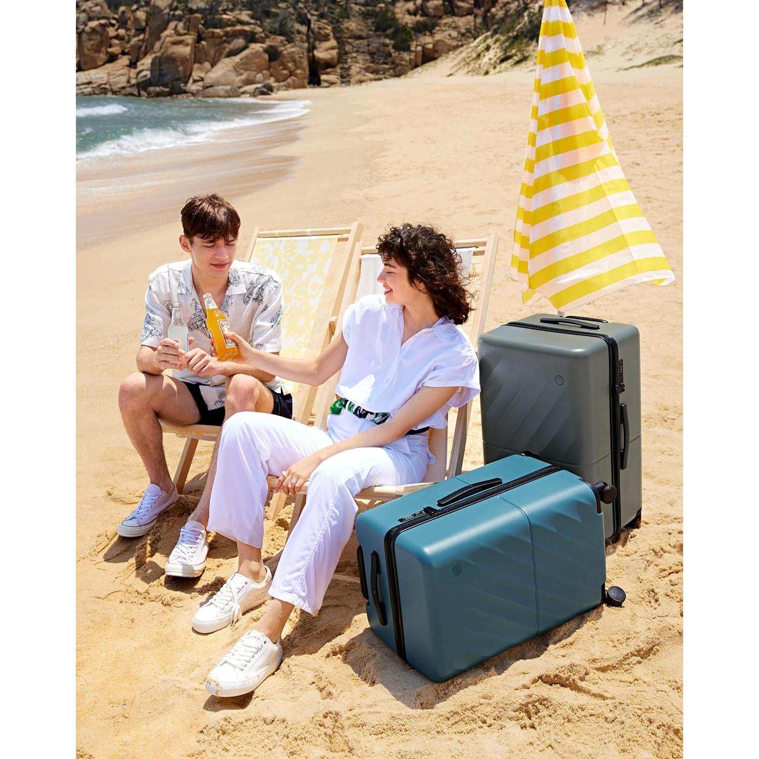 Maleta de Mano NINETYGO 20" Gris Pizarra 38L Dura PC