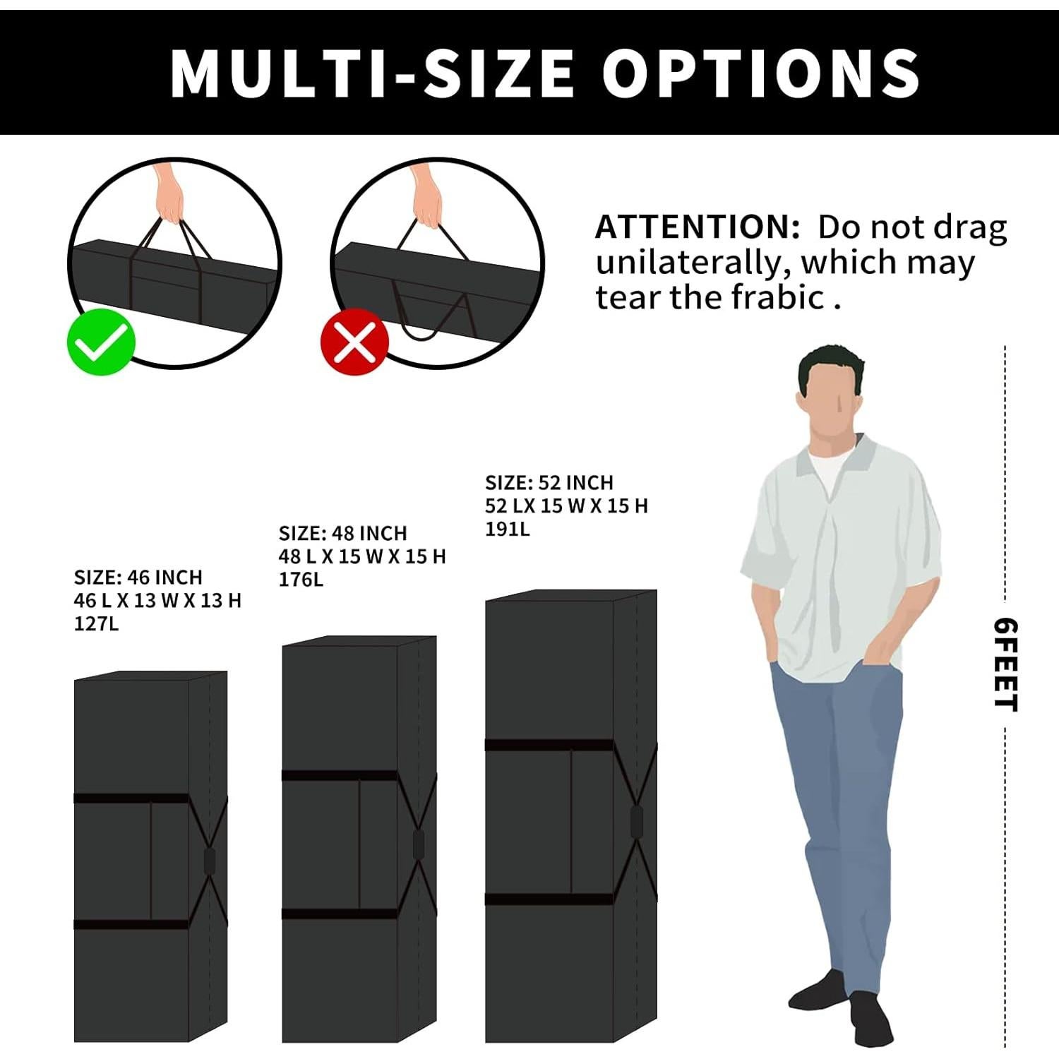 Bolsa de viaje Urbanstand 116 cm impermeable 125 L negra