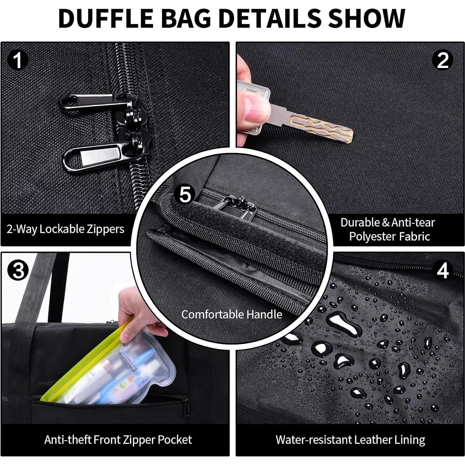 Bolsa de viaje Urbanstand 116 cm impermeable 125 L negra