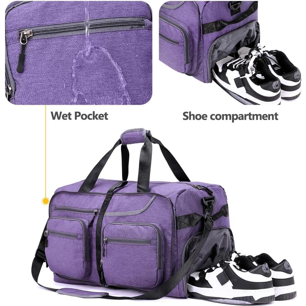 Bolsa de viaje tipo duffel 65L impermeable WEREWOLVES