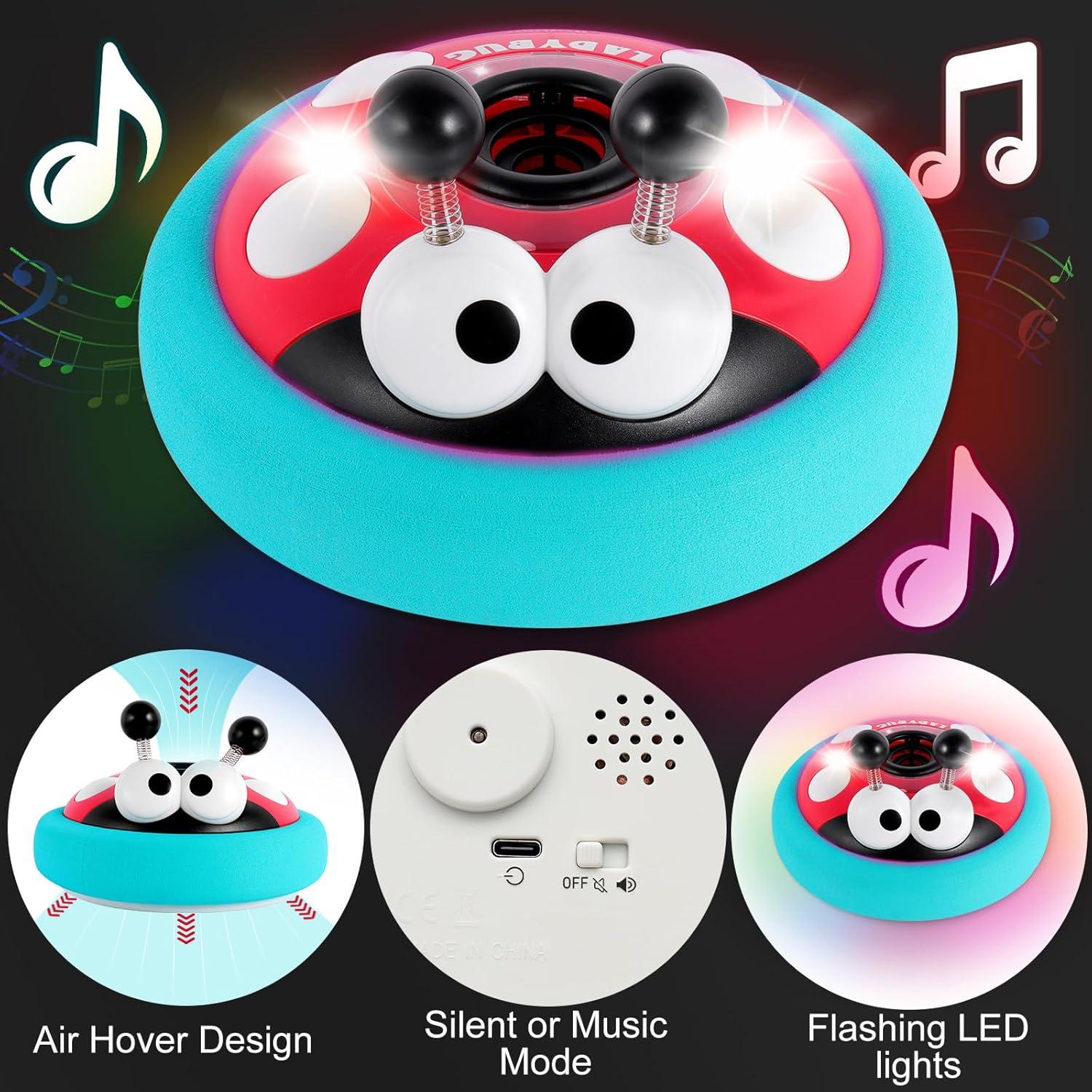 Pelota de Fútbol Flotante LED Coco Elf - Mariquita 19cm