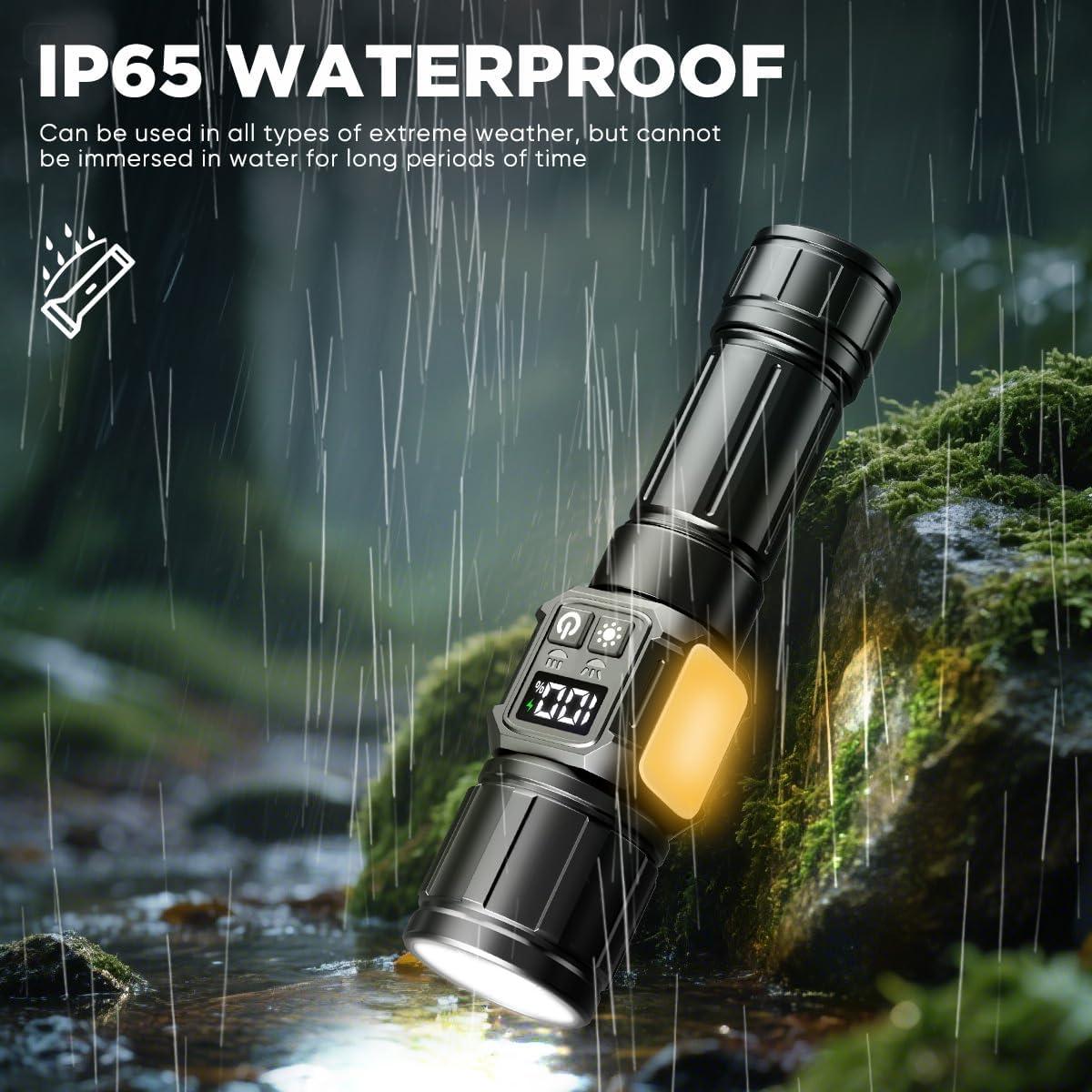 Linterna LED Recargable X.Store XF1199 - 9 Modos, IPX4