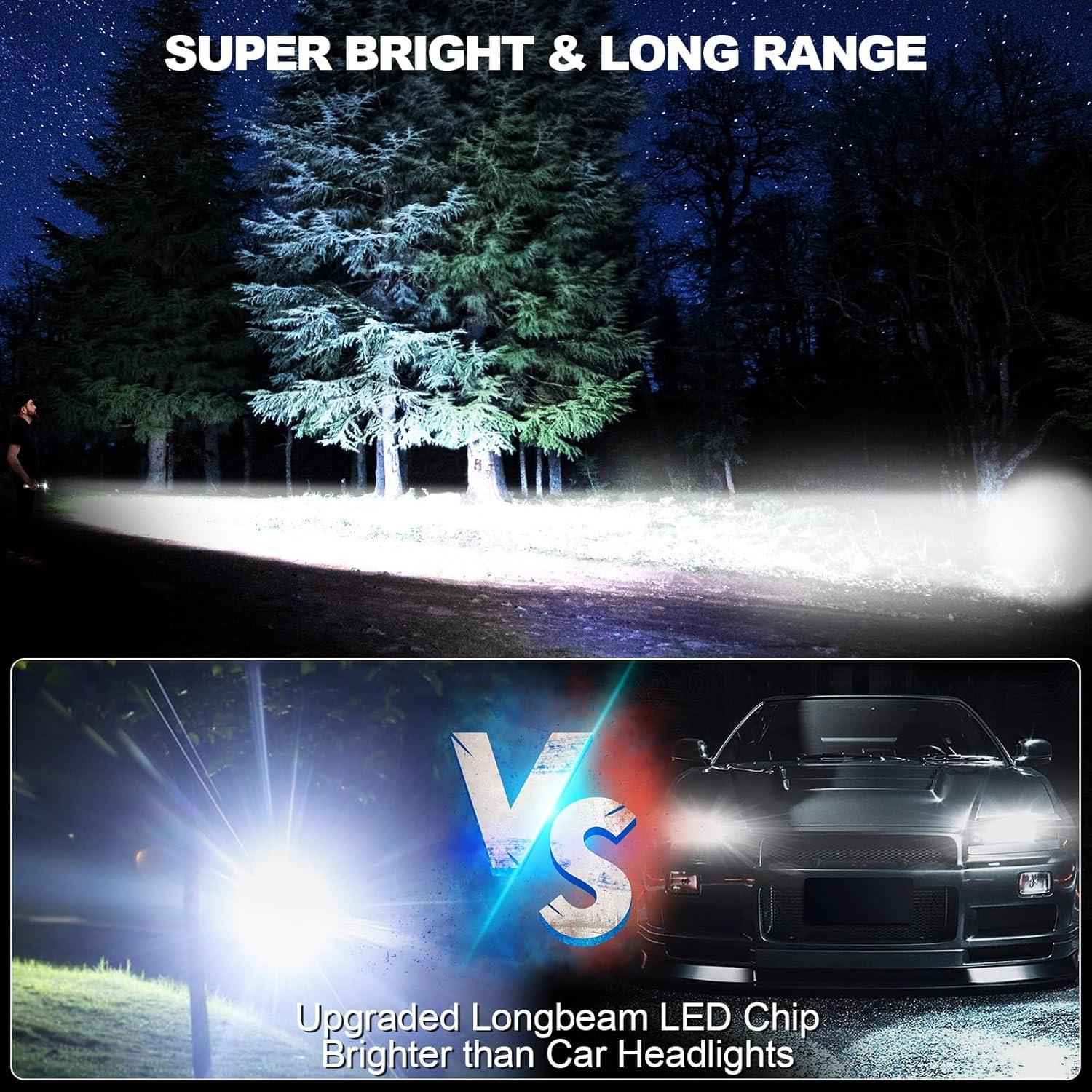 Linterna Recargable Táctica Banral K-2309C-PB Verde Cazador