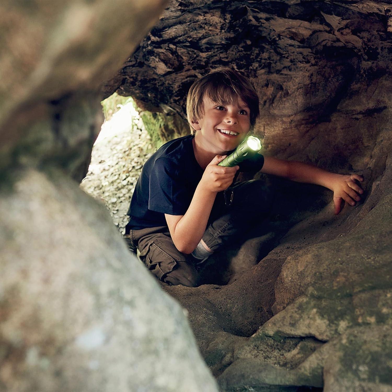 Linterna HABA Terra Kids con Clip, Luz LED 4 Modos para Niños