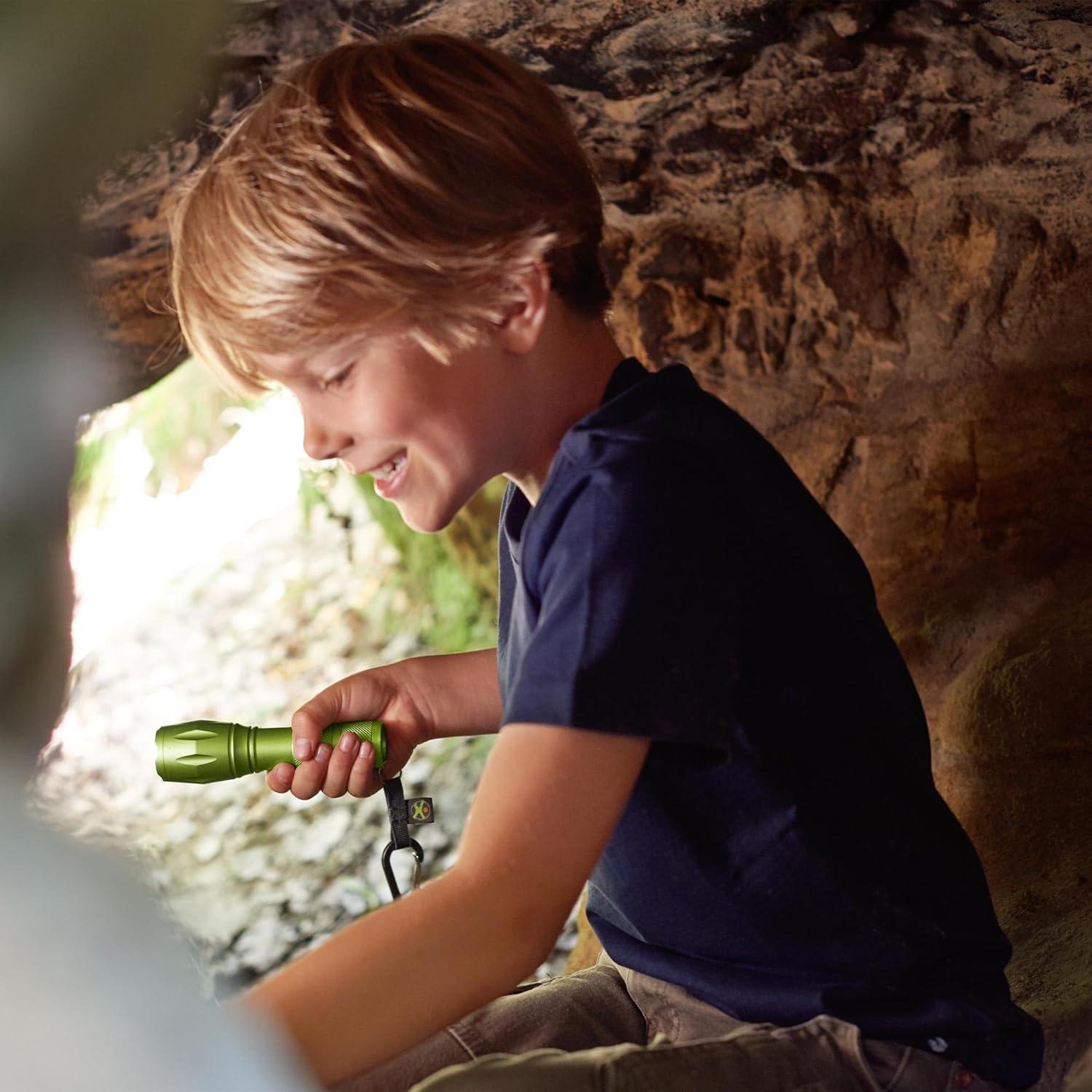 Linterna HABA Terra Kids con Clip, Luz LED 4 Modos para Niños