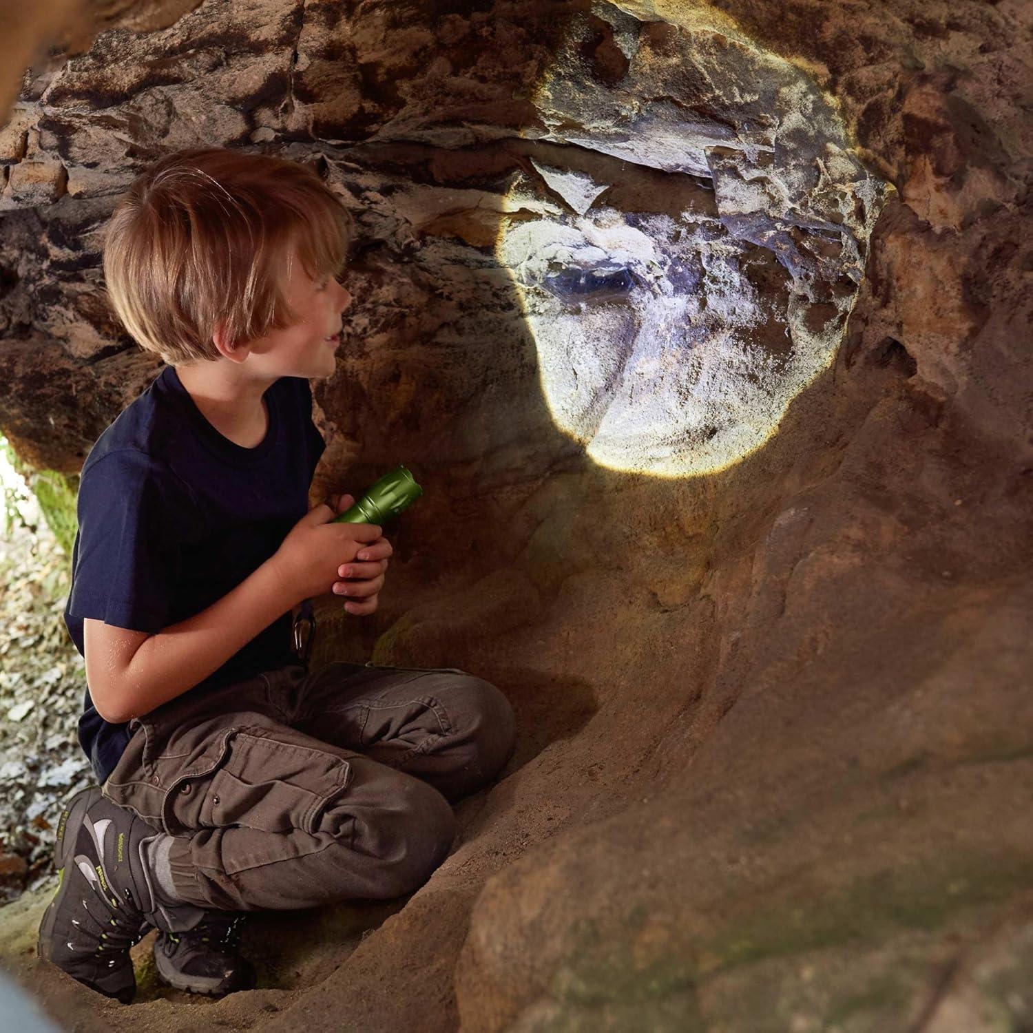 Linterna HABA Terra Kids con Clip, Luz LED 4 Modos para Niños