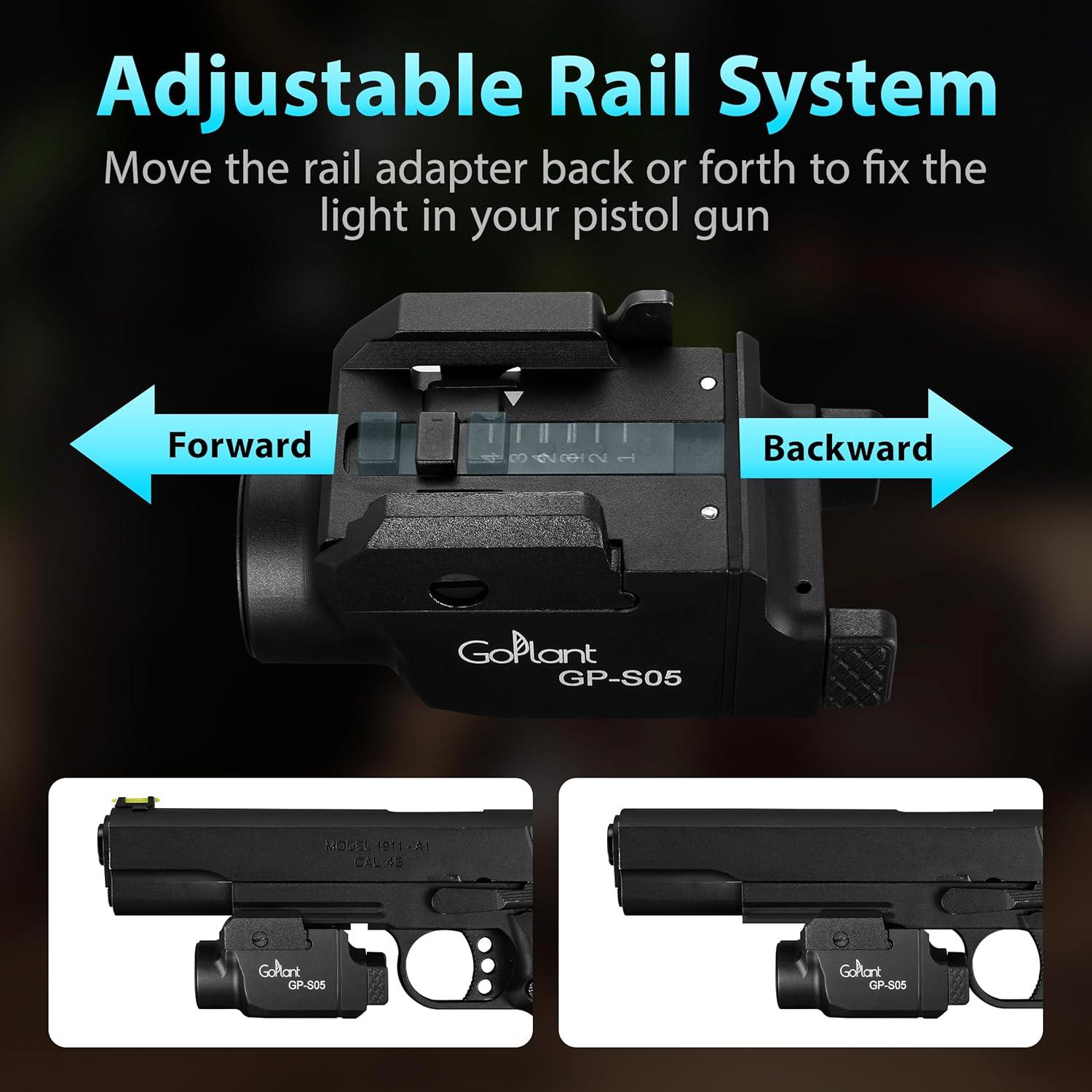 Linterna Táctica Compacta GOPLANT GP-S05 1500 Lúmenes LED