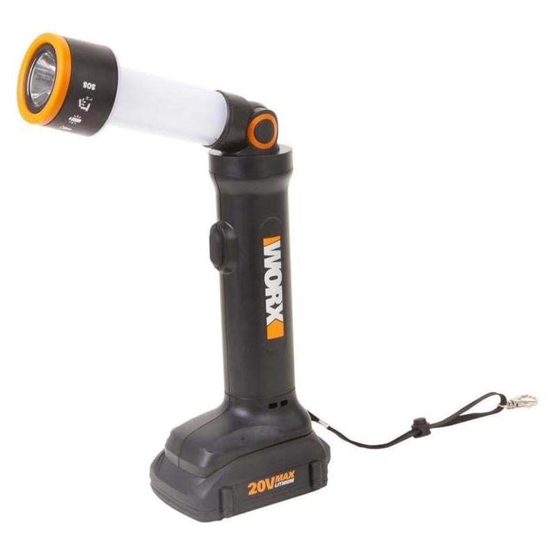 Linterna LED Multifuncional Worx WX027L 20V 450 Lúmenes