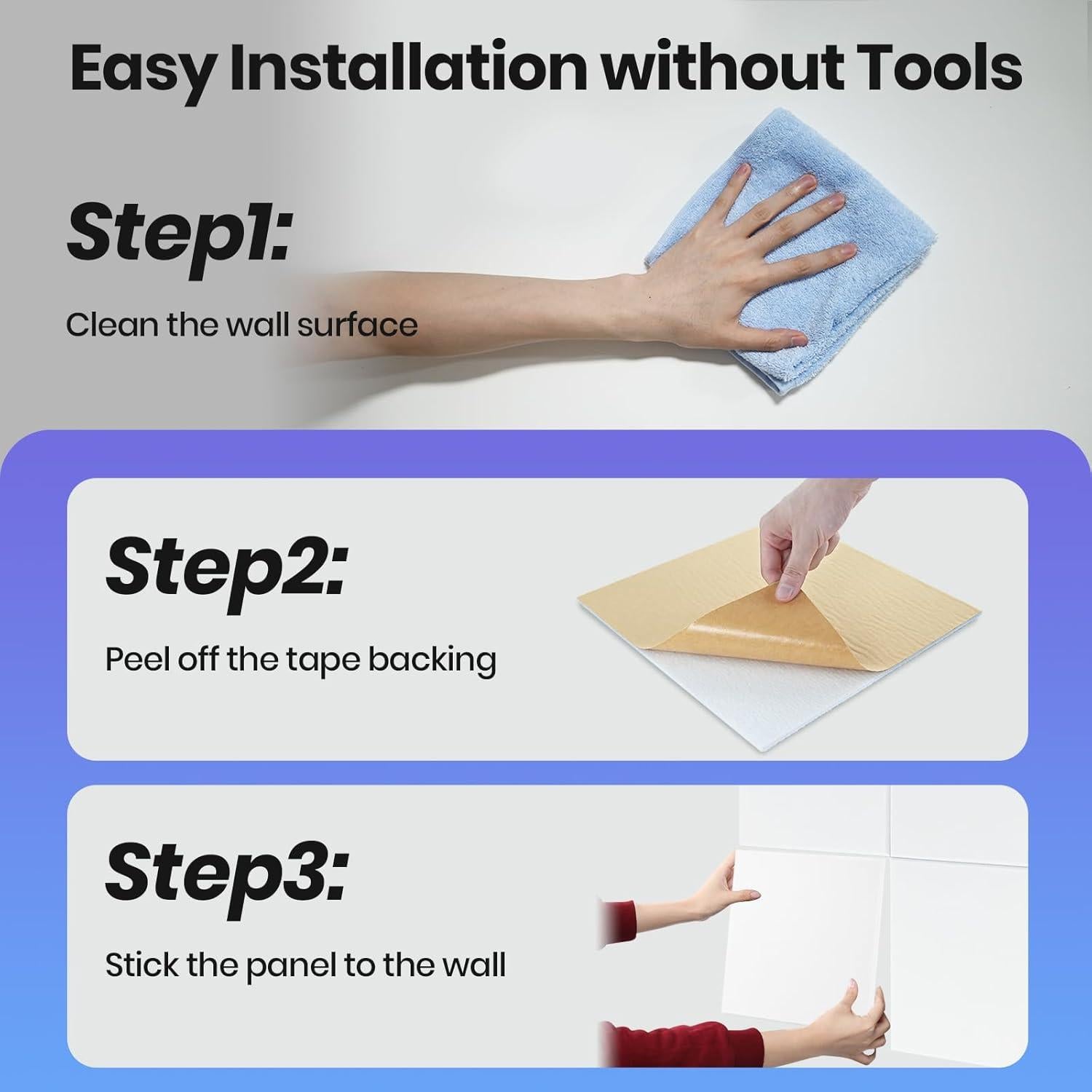 Paquete de 18 Paneles Acústicos Aislantes Focusound 30.48x30.48cm