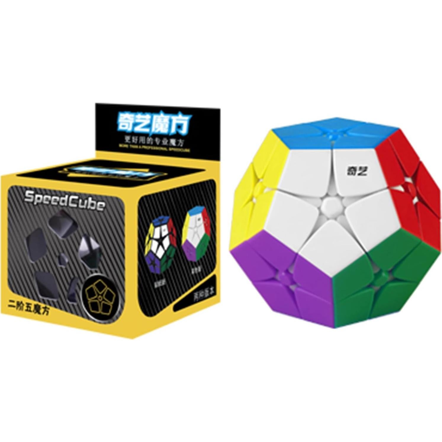 Cubo Megaminx QYTOYS Velocidad Dodecaedro 5cm Antiestrés