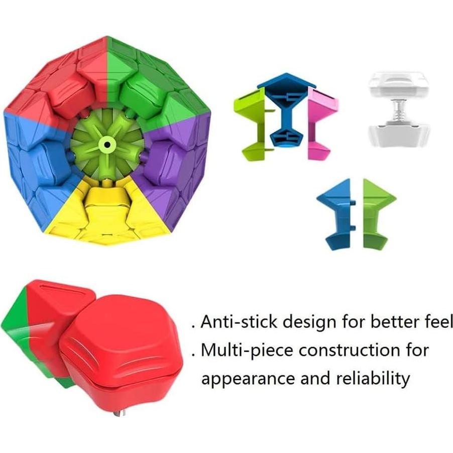 Cubo Megaminx Qiyi Willking 3x3 Dodecaedro Juguete Educativo