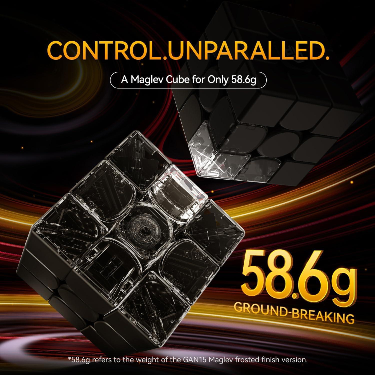 Cubo Velocista GAN 15 Maglev 3x3 Ultra-Ligero 58.6g