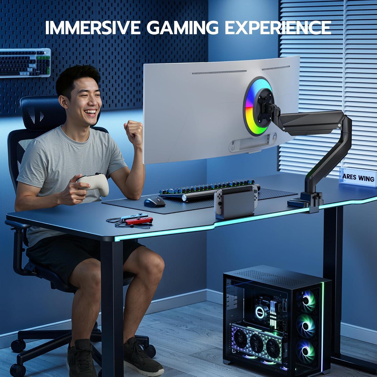 Soporte de Monitor ARES WING para Pantallas 13-49" Negro