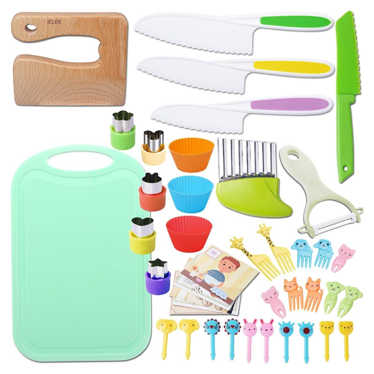 Juego de cuchillos seguros para niños Ielek - 5 piezas