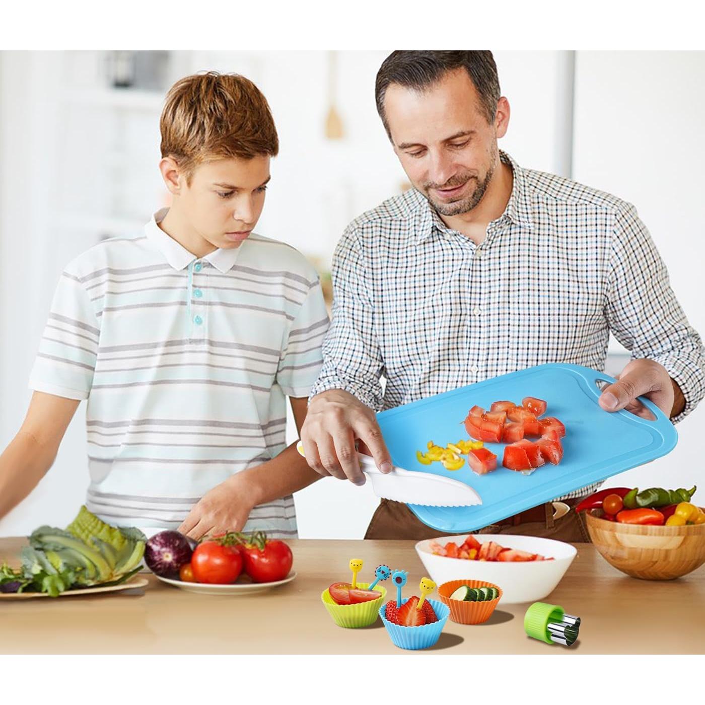 Juego de cuchillos seguros para niños Ielek - 5 piezas