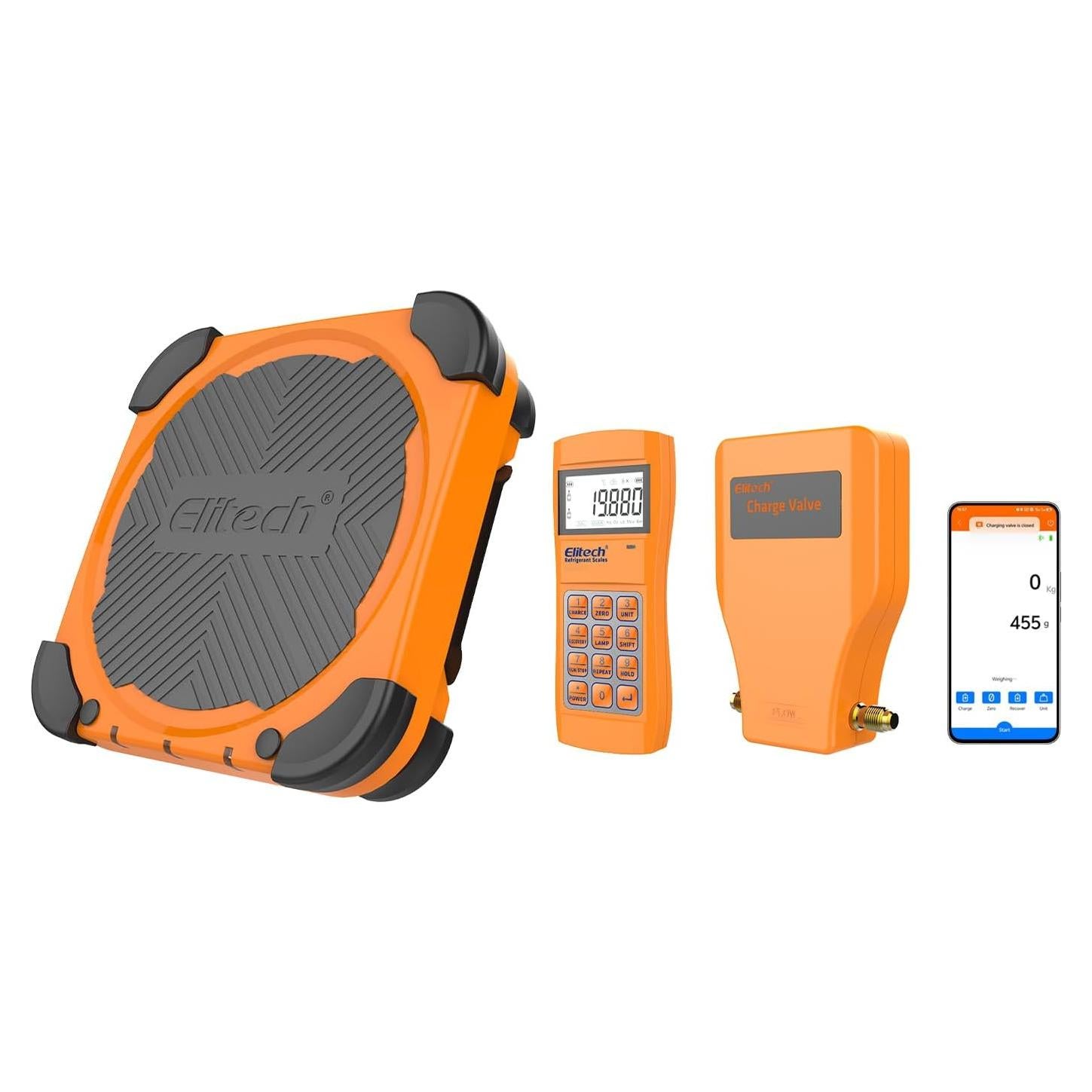 Balanza de Refrigerante Inalámbrica Elitech LMC-310 100 kg