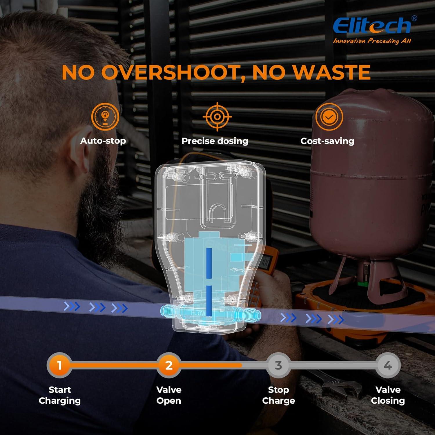 Balanza de Refrigerante Inalámbrica Elitech LMC-310 100 kg