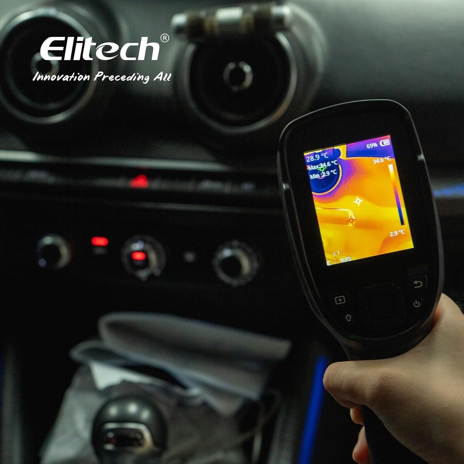 Cámara Termográfica Elitech TIC-210 - 256x192, Infrarroja, 32GB