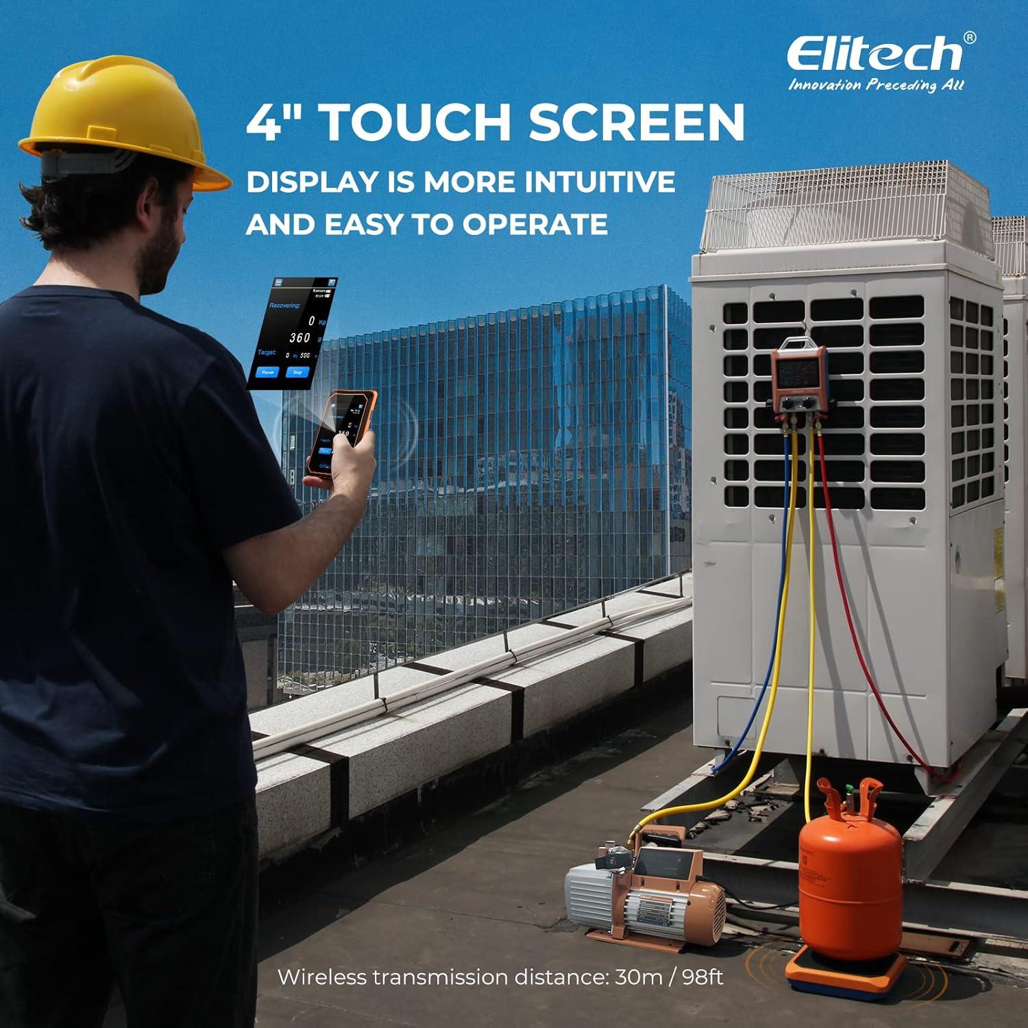 Báscula de Refrigerante Inalámbrica Elitech SRL-100 99.79kg