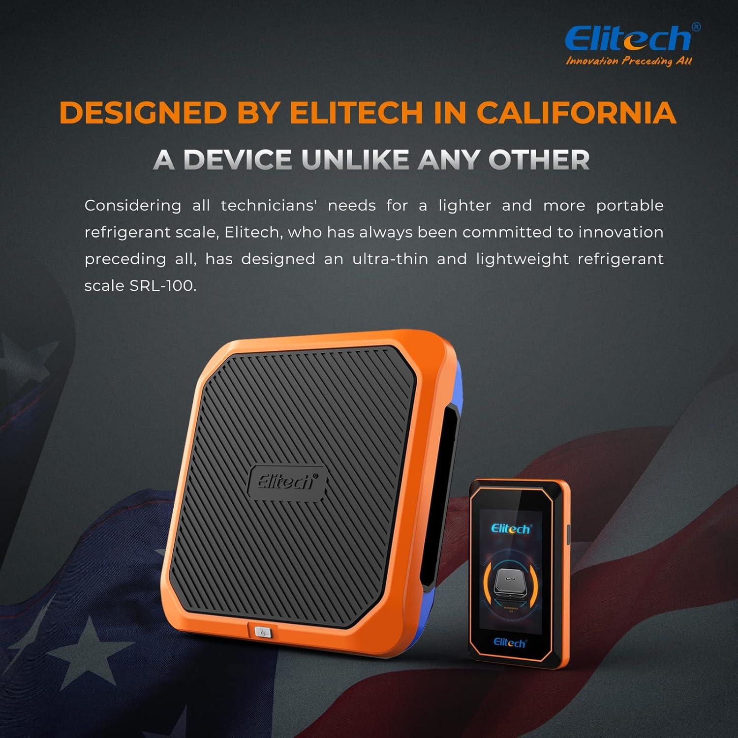 Báscula de Refrigerante Inalámbrica Elitech SRL-100 99.79kg