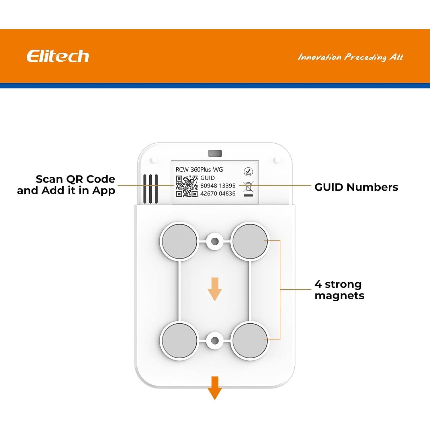Registrador de Datos de Temperatura y Humedad Elitech RCW-360Plus