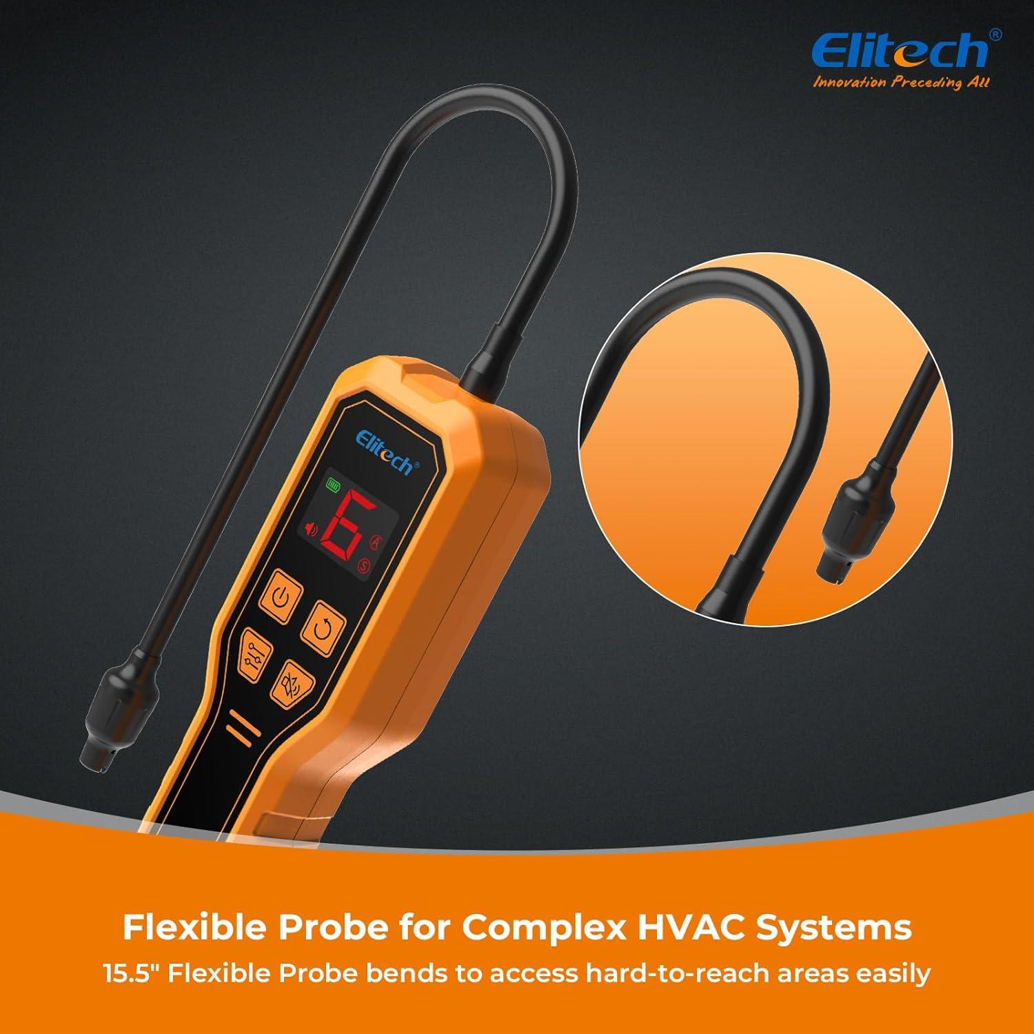 Detector de Fugas de Refrigerante Elitech ELD-210, R134A R410A