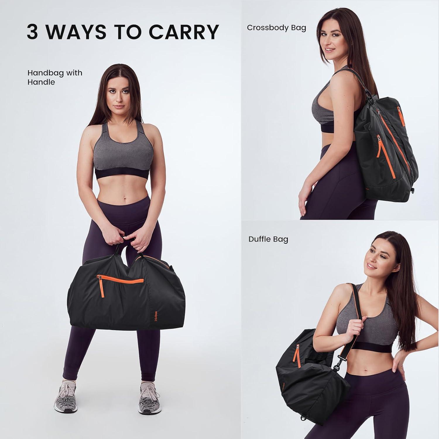 Bolsa de Deporte G4Free 40L con Compartimento Húmedo - Negro
