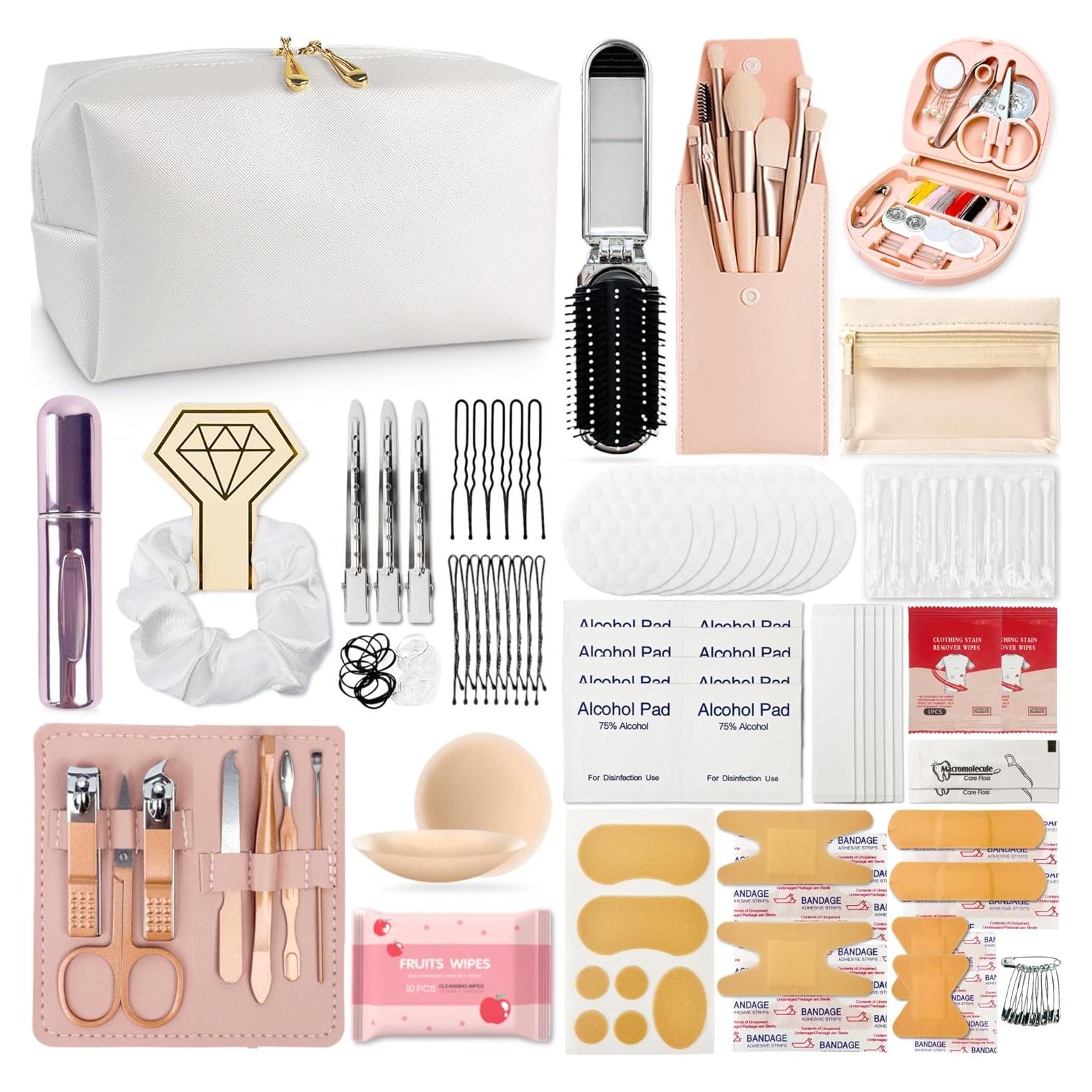 Kit de Emergencia de Viaje para Novias Bianca Luxe 45 Piezas