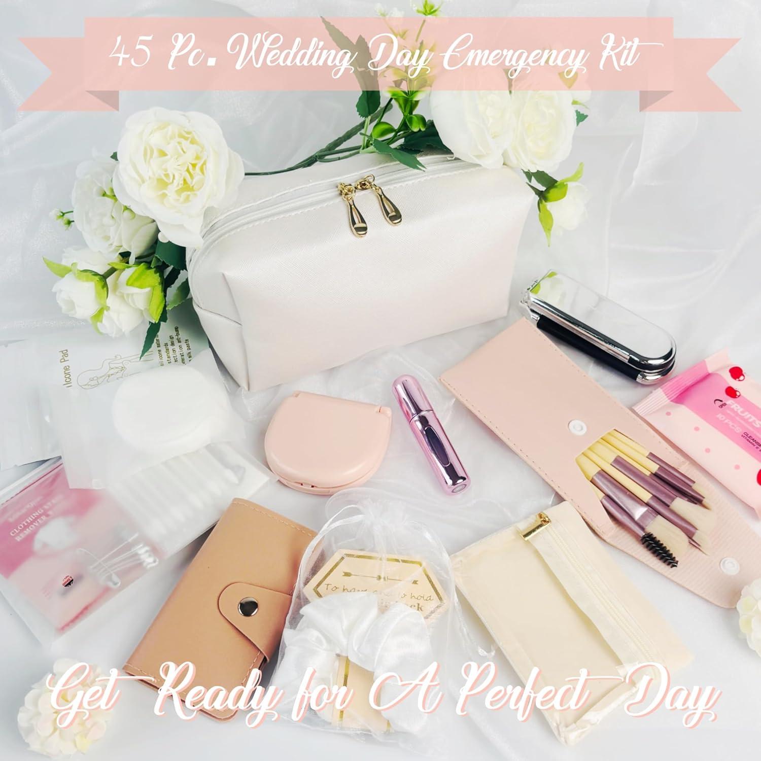 Kit de Emergencia de Viaje para Novias Bianca Luxe 45 Piezas