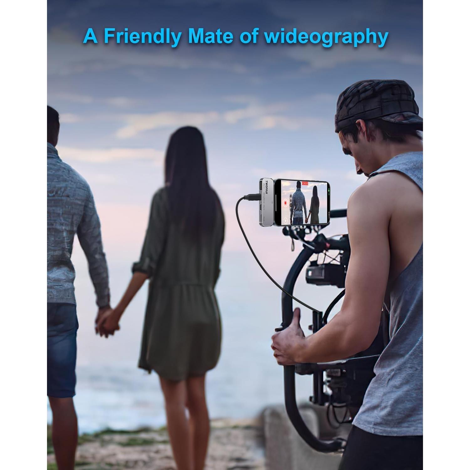 Hub USB C TWOPAN para iPhone 16/15 - Grabación 4K ProRes