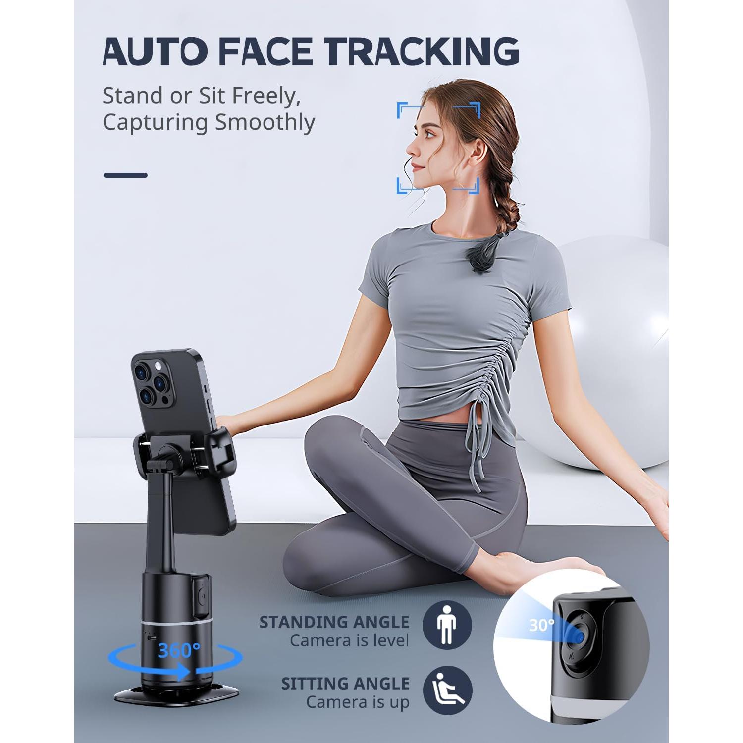 Trípode Automático UBeesize Q14 con Seguimiento Facial 360°