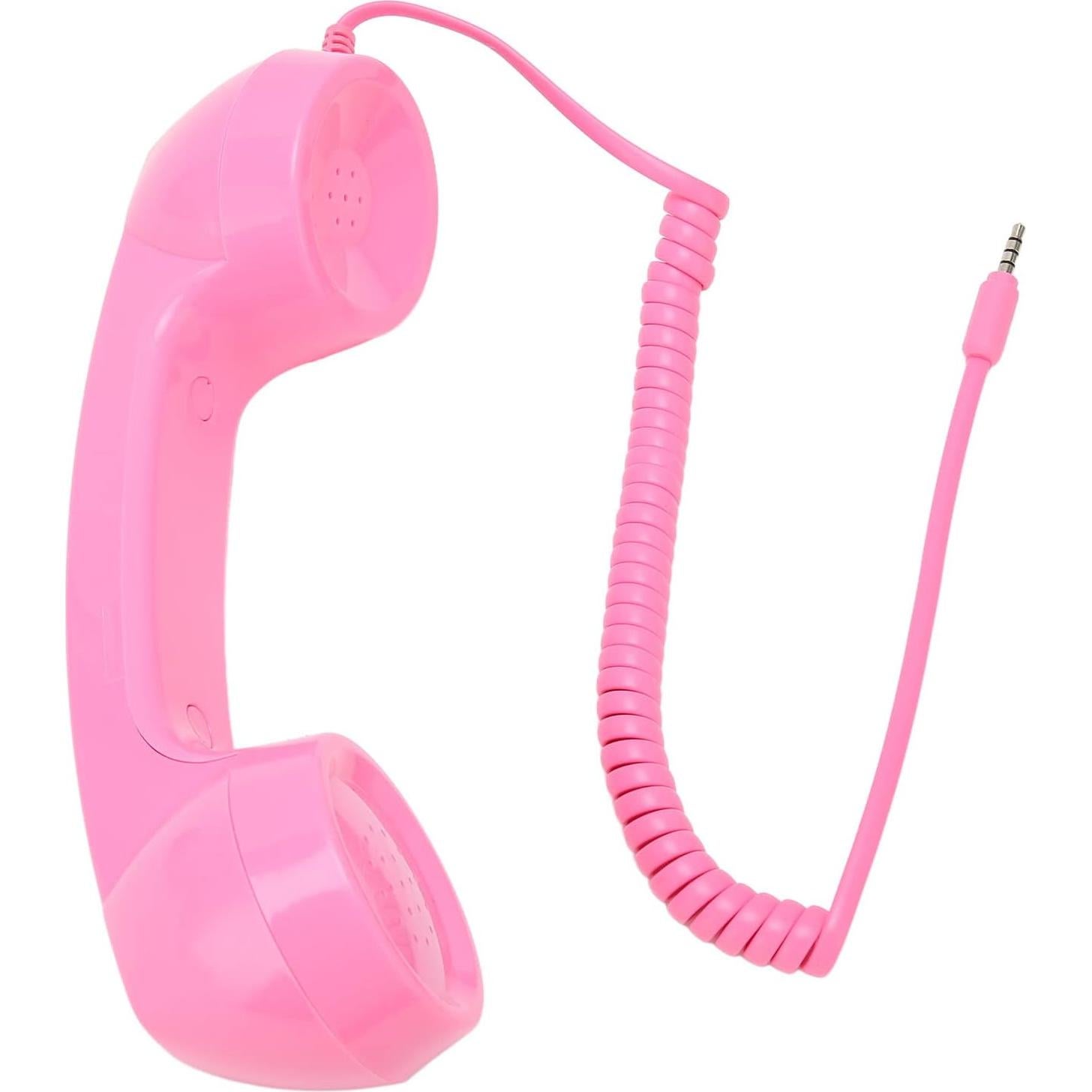 Auricular Retro EIMSOAH 3.5mm para Smartphones y PC Rosa