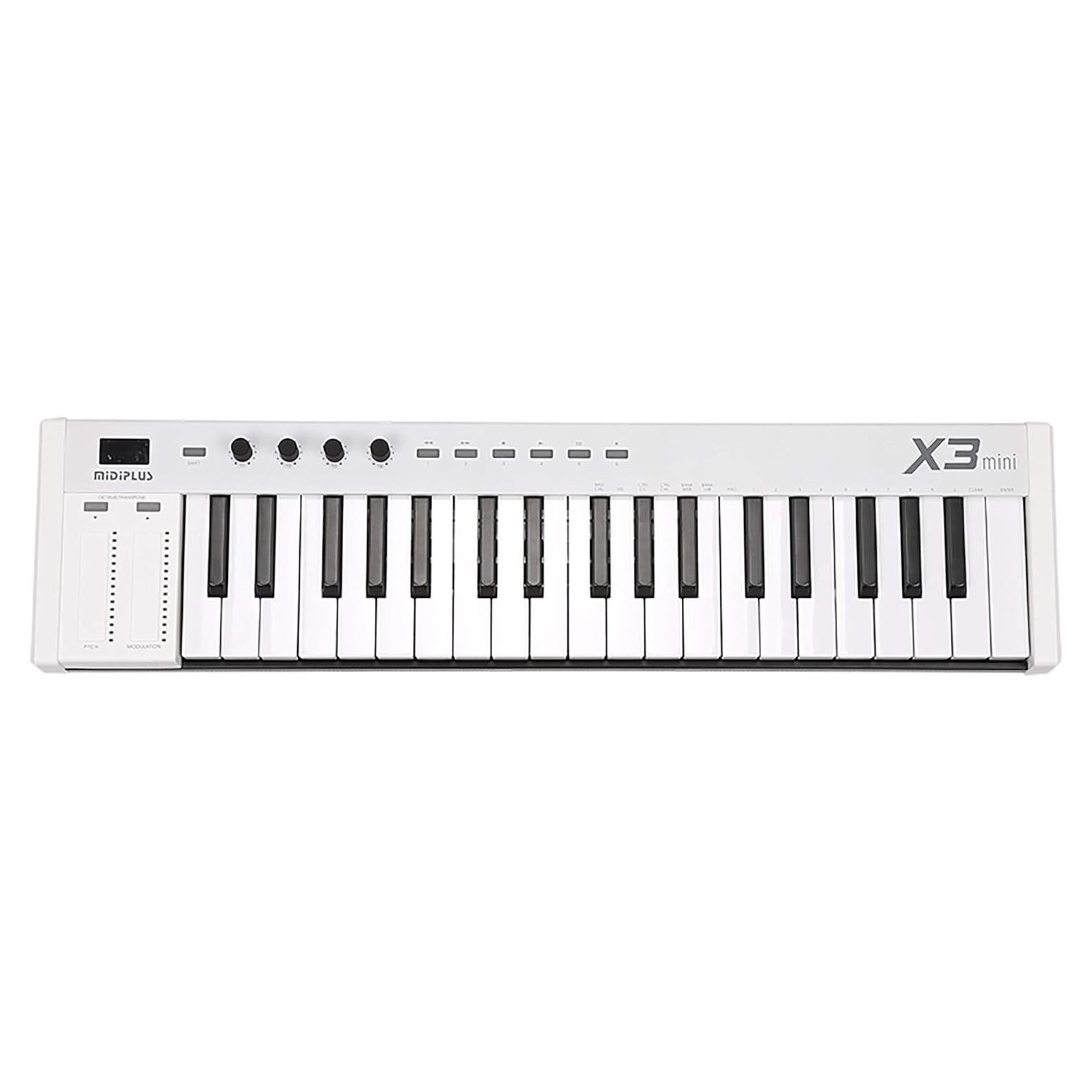 Teclado MIDI USB Mini Midiplus X3 - 37 Teclas Sensibles