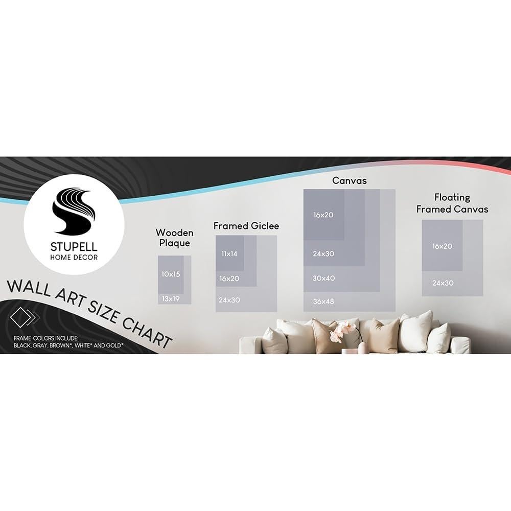 Lienzo Flotante Stupell Industries Jeff Poe 40.6x50.8 cm