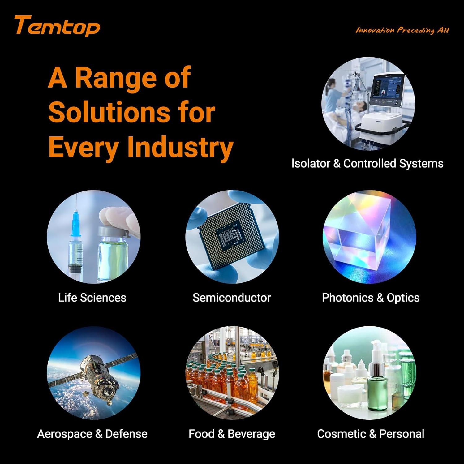 Contador de Partículas Temtop PMD371 - Monitor de Calidad del Aire
