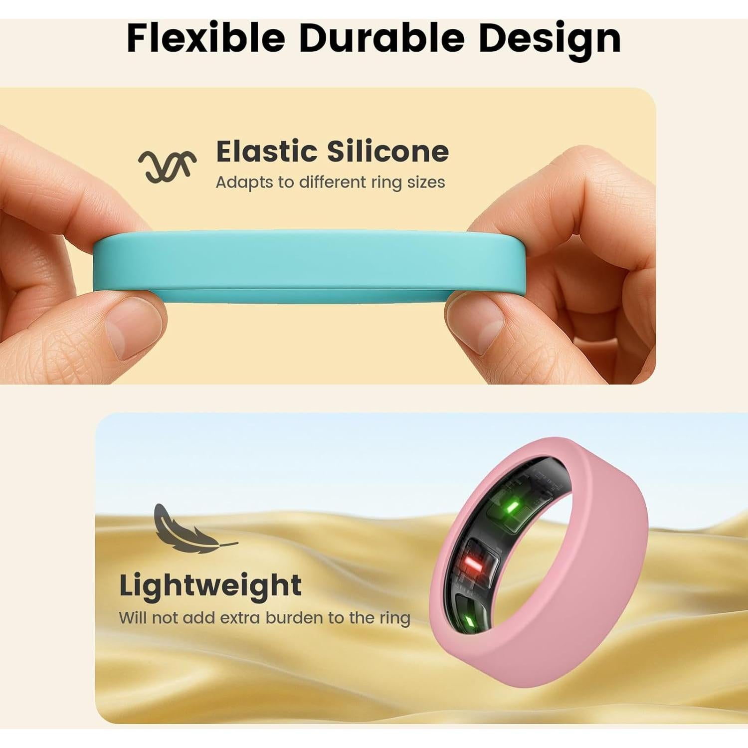 Cubiertas de Anillo Oura Ring Gen 4/3 - Paquete de 14 Silicona