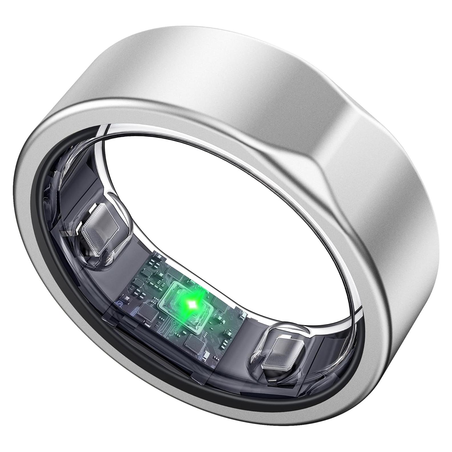 Anillo Inteligente SEEKZERO Plata Talla 10 - Fitness y Salud