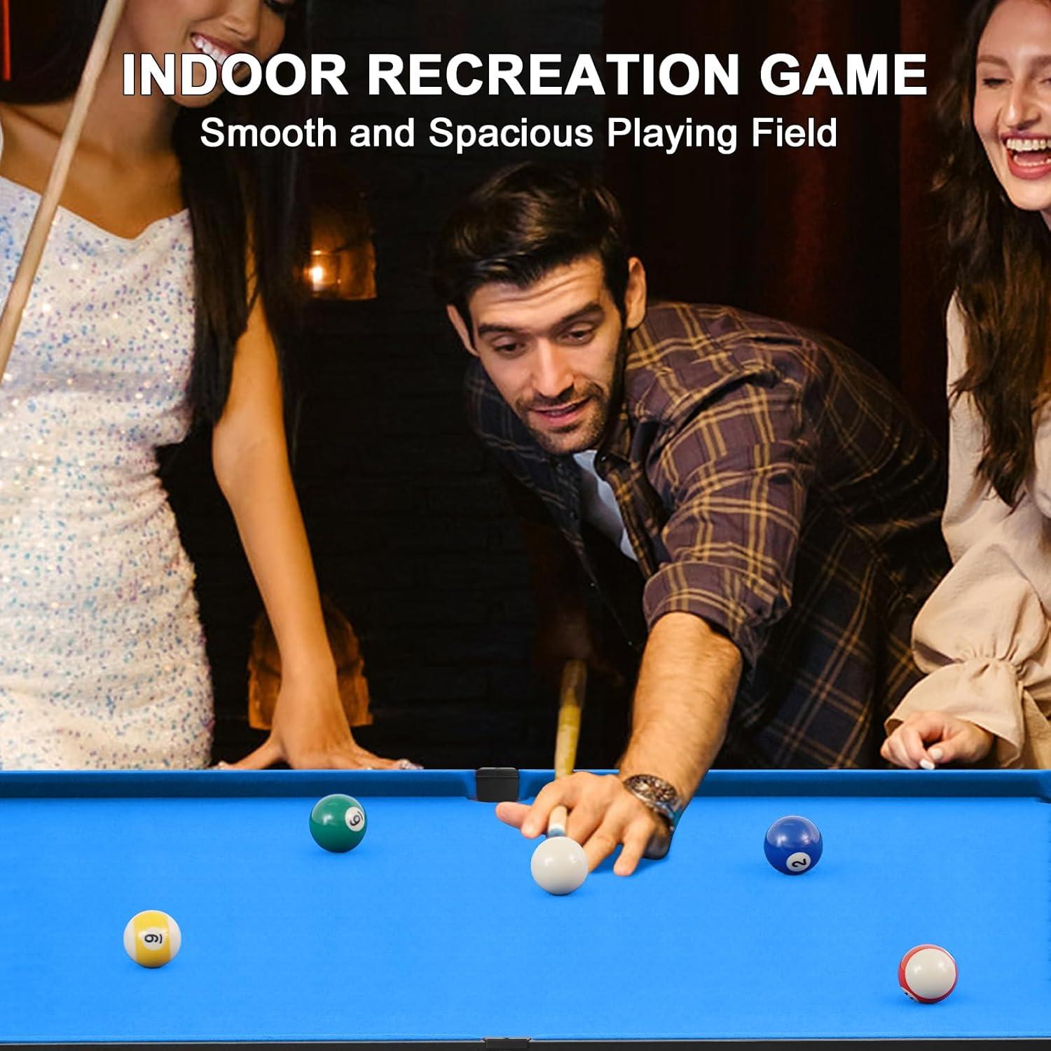 Mesa de Billar Plegable REAHOISY 122 cm con Accesorios