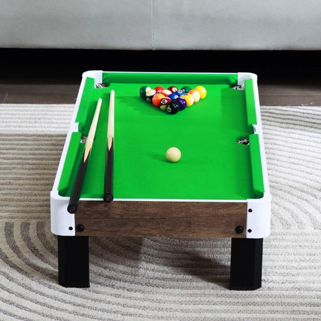 Mesa de Billar Mini Ovewibi 101.6x50.8cm Verde/Gris