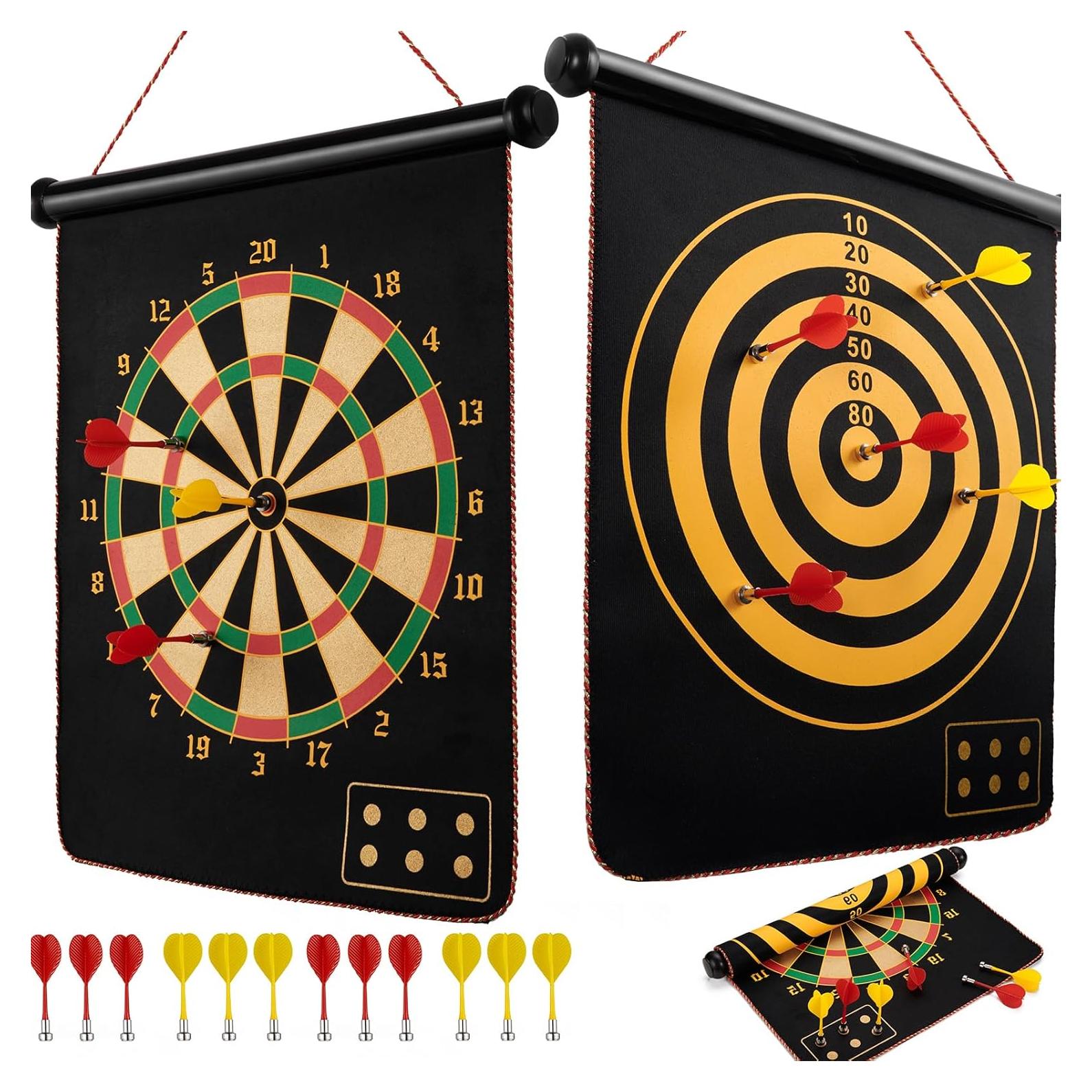 Tablero de Dardos Magnético BATURU Doble Cara 36.83x44.45cm