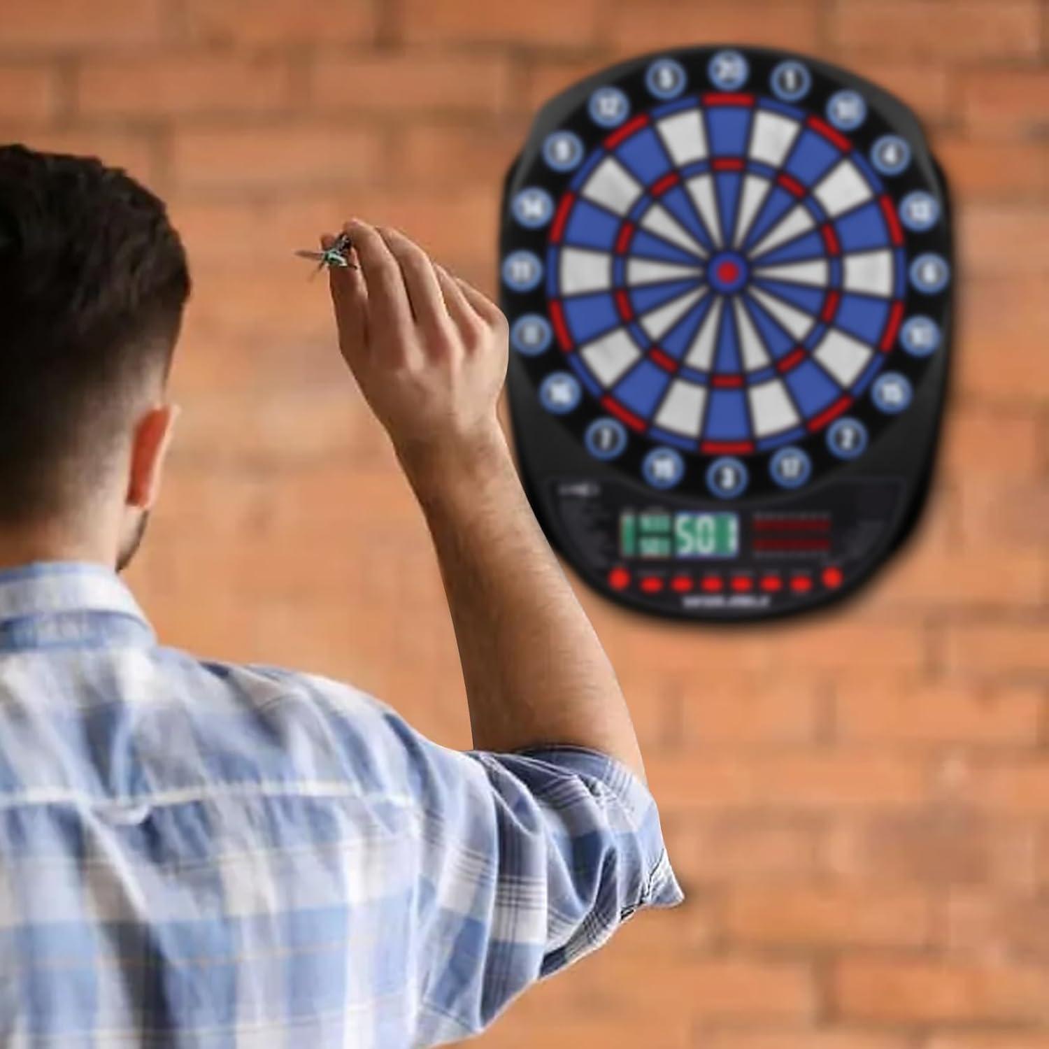 Tablero de Dardos Electrónico WIN.MAX SP02 con 12 Dardos