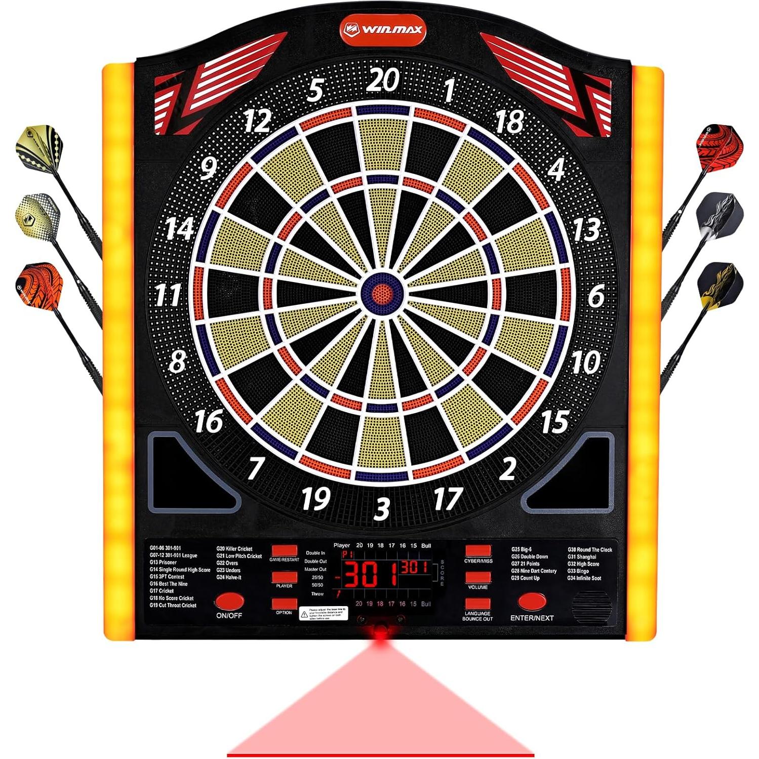 Diana Electrónica Profesional Win.Max WMG42450 con 34 Juegos