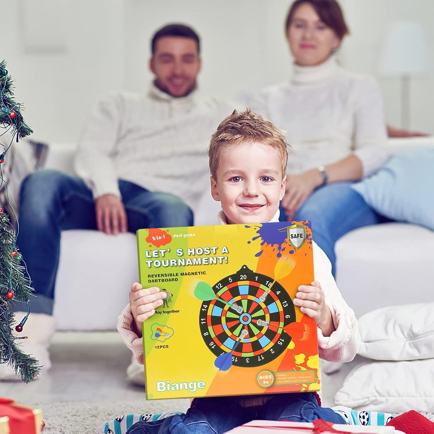 Tablero de Dardos Magnético Biange Doble Cara 34.29 cm