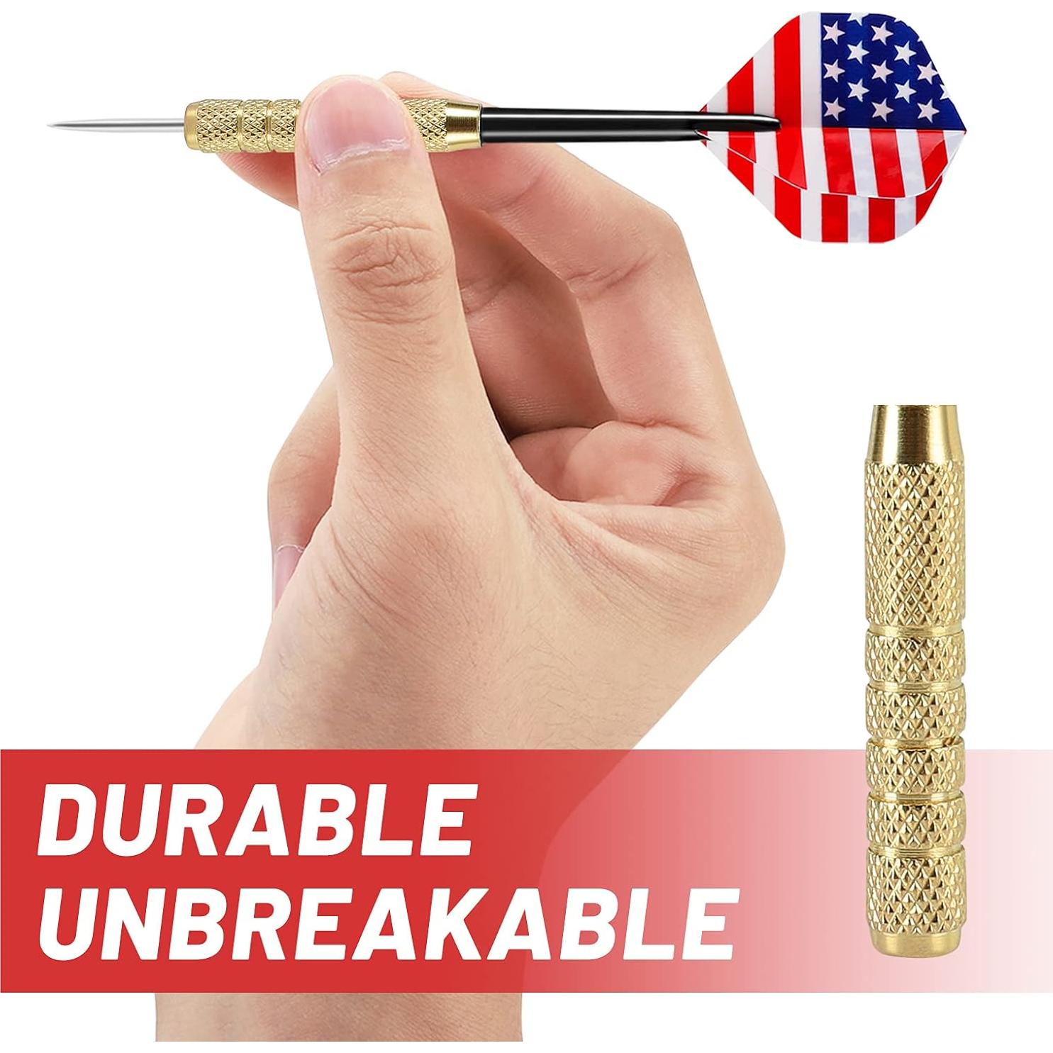 Set de Dardos de Acero Inoxidable Accmor 12 Piezas 18g