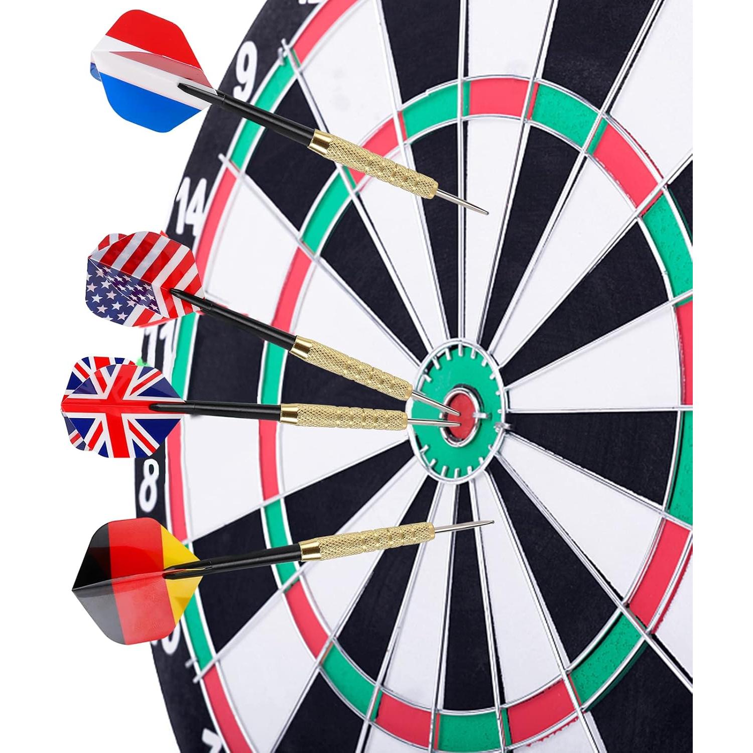 Set de Dardos de Acero Inoxidable Accmor 12 Piezas 18g