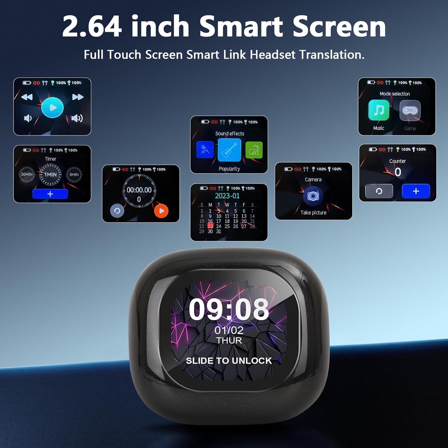 Auriculares de Traducción AI Psadhi A39 AI Negro 144 Idiomas